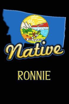 Paperback Montana Native Ronnie: College Ruled Composition Book