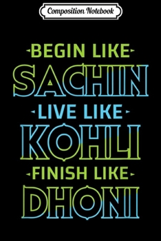 Composition Notebook: Cricket Game Funny Cricket Player Cricket Team Gift Coach  Journal/Notebook Blank Lined Ruled 6x9 100 Pages