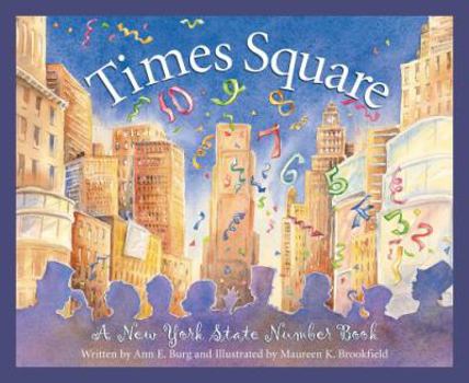 Hardcover Times Square: A New York Number Book