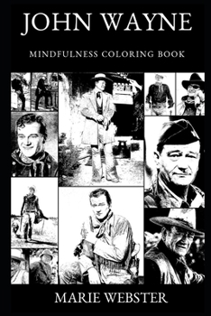 Paperback John Wayne Mindfulness Coloring Book