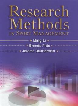 Hardcover Research Methods in Sports Management Book