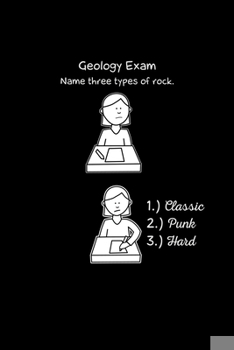 Paperback Geology exam: 6x9 Exam - lined - ruled paper - notebook - notes Book