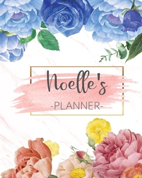 Noelle's Planner: Monthly Planner 3 Years January - December 2020-2022 | Monthly View | Calendar Views Floral Cover - Sunday start