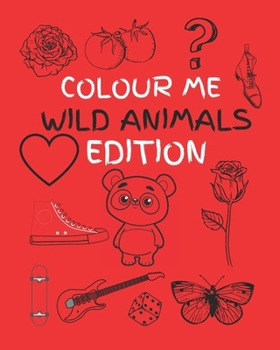 Paperback Children's Coloring Book: Wild Animal edition Book