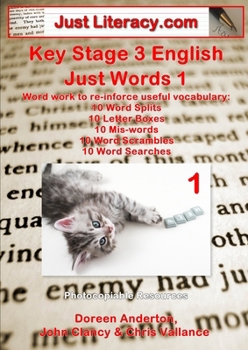 Paperback Just Literacy.com: KS3 English - Just Words 1 Book