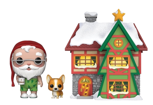 Accessory Pop Town Peppermint Lane Santas House Vinyl Figure Book