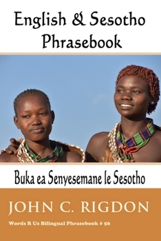 Paperback English & Sesotho Phrasebook: Buka ea Senyesemane le Sesotho Book