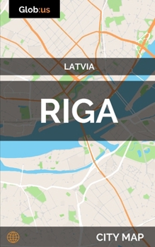 Paperback Riga, Latvia - City Map Book
