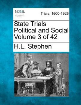 Paperback State Trials Political and Social Volume 3 of 42 Book