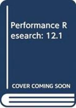 Paperback Performance Research: 12.1 Book