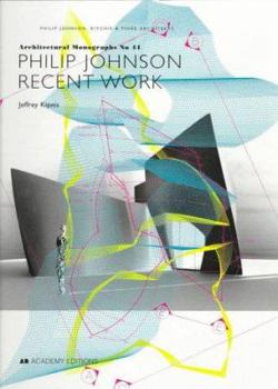 Paperback Philip Johnson - Recent Works Book