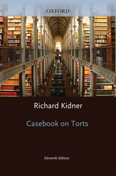 Paperback Casebook on Torts Book