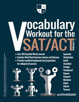 Paperback Vocabulary Workout for the SAT/ACT: Volume 1 Book