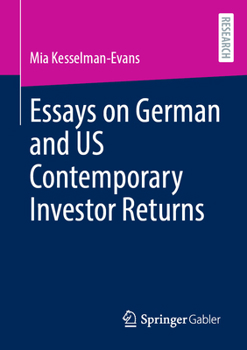 Paperback Essays on German and Us Contemporary Investor Returns Book