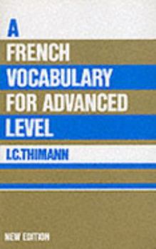 Spiral-bound French Vocabulary for Advanced Level Book