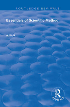 Paperback Essentials of Scientific Method Book