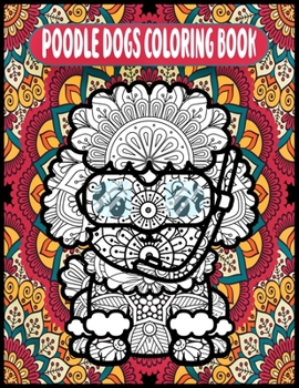Paperback poodle dogs coloring book