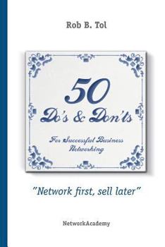 Paperback 50 Do's & Don'ts for successful business networking Book