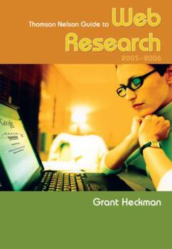 Paperback Thomson Nelson Guide to Web Research 2005-2006 Book