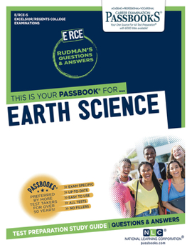 Paperback Earth Science (Rce-5): Passbooks Study Guide Volume 5 Book