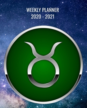 Paperback 2020-2021 Weekly Planner: 2 Year Weekly & Monthly View Organizer & Agenda with To-Do's - Zodiac - Horoscope - Astrology - Sign Taurus Book