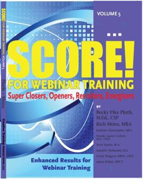 Paperback CORE Activities and Games for Webinar Training, Volume 5 Book