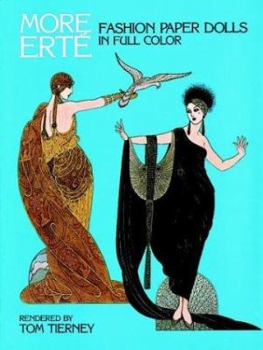 Paperback More Erte Fashion Paper Dolls in Full Color Book