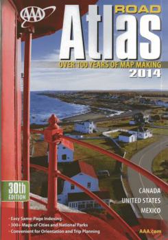 Paperback AAA Road Atlas 2014 (AAA North American Road Atlas) Book