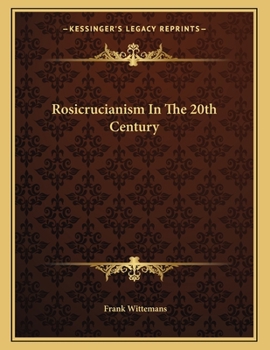 Paperback Rosicrucianism in the 20th Century Book