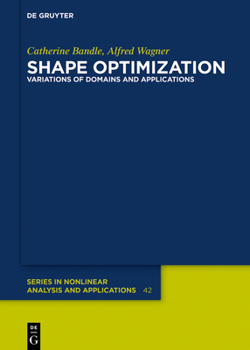 Hardcover Shape Optimization: Variations of Domains and Applications Book
