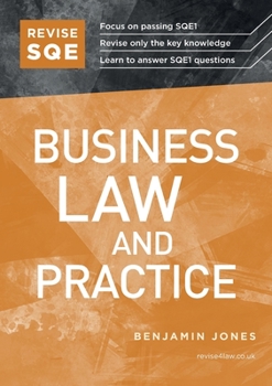 Paperback Revise SQE Business Law and Practice Book