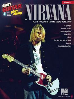 Paperback Nirvana Easy Guitar Play-Along Volume 11 Book/Online Audio Book