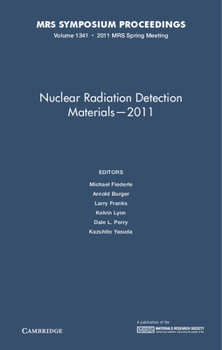 Hardcover Nuclear Radiation Detection Materials-2011 Book