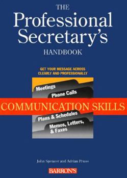 Paperback The Professional Secretary's Handbook: Communication Skills Book
