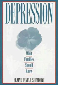 Paperback Depression: What Families Should Know Book