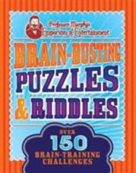 Paperback Brain-Busting Puzzles & Riddles Book