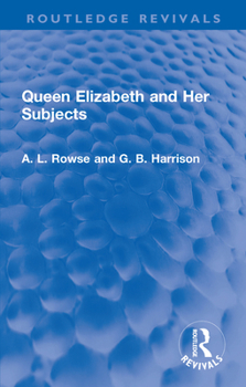Hardcover Queen Elizabeth and Her Subjects Book