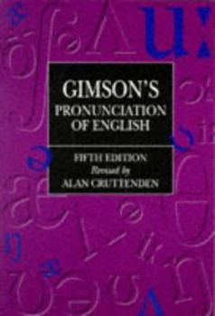 Paperback Gimson'S Pronunciation Of English 5Th Edition Hardback Book