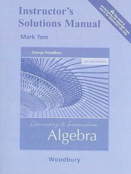 Paperback Instructor's Solutions Manual for Elementary & Intermediate Algebra Book