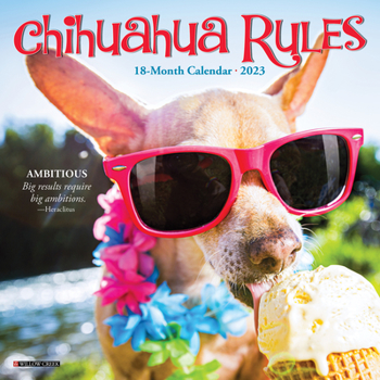 Calendar Chihuahua Rules 2023 Mini Wall Calendar Book