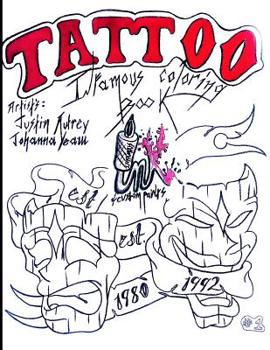 Paperback Tattoo: Infamous Coloring Book #1 Book