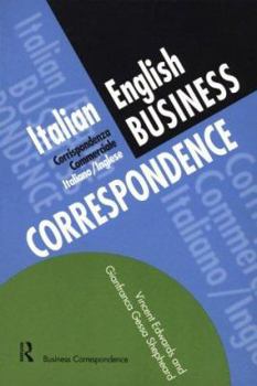 Paperback Italian/English Business Correspondence Book
