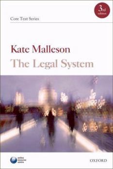 Paperback The Legal System (Core Texts Series) Book