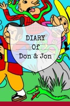 Paperback Diary Of Don & Jon: Ninja Book For Kids With Slimy Animal Jokes Book