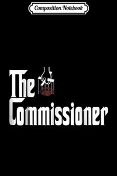 Paperback Composition Notebook: Fantasy Football Commissioner Draft Party commish FFL Journal/Notebook Blank Lined Ruled 6x9 100 Pages Book