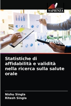 Paperback Statistiche di affidabilità e validità nella ricerca sulla salute orale [Italian] Book