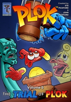 Paperback Plok The Exploding Man: Volume 5: The Trial of Plok Book