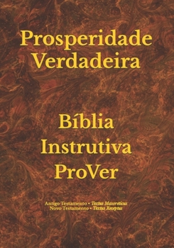 Paperback Bíblia Instrutiva ProVer - Prosperidade Verdadeira [Portuguese] Book