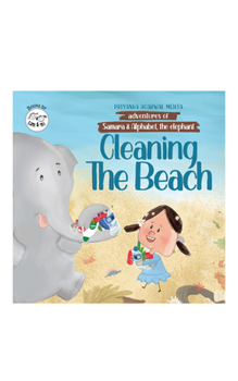 Paperback Adventures of Samara and Alphabet - Cleaning the Beach Book