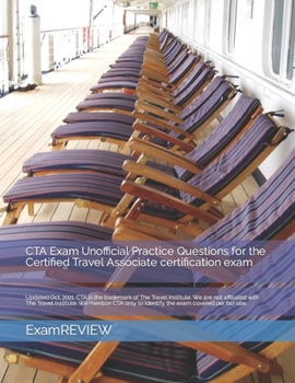 Paperback CTA Exam Unofficial Practice Questions for the Certified Travel Associate certification exam Book